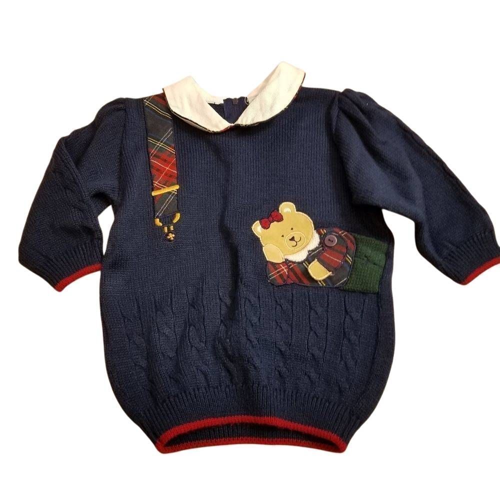 Teddy bear Sweater dress 18 months